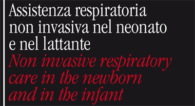 Assistenza respiratoria non invasiva nel neonato e nel lattante