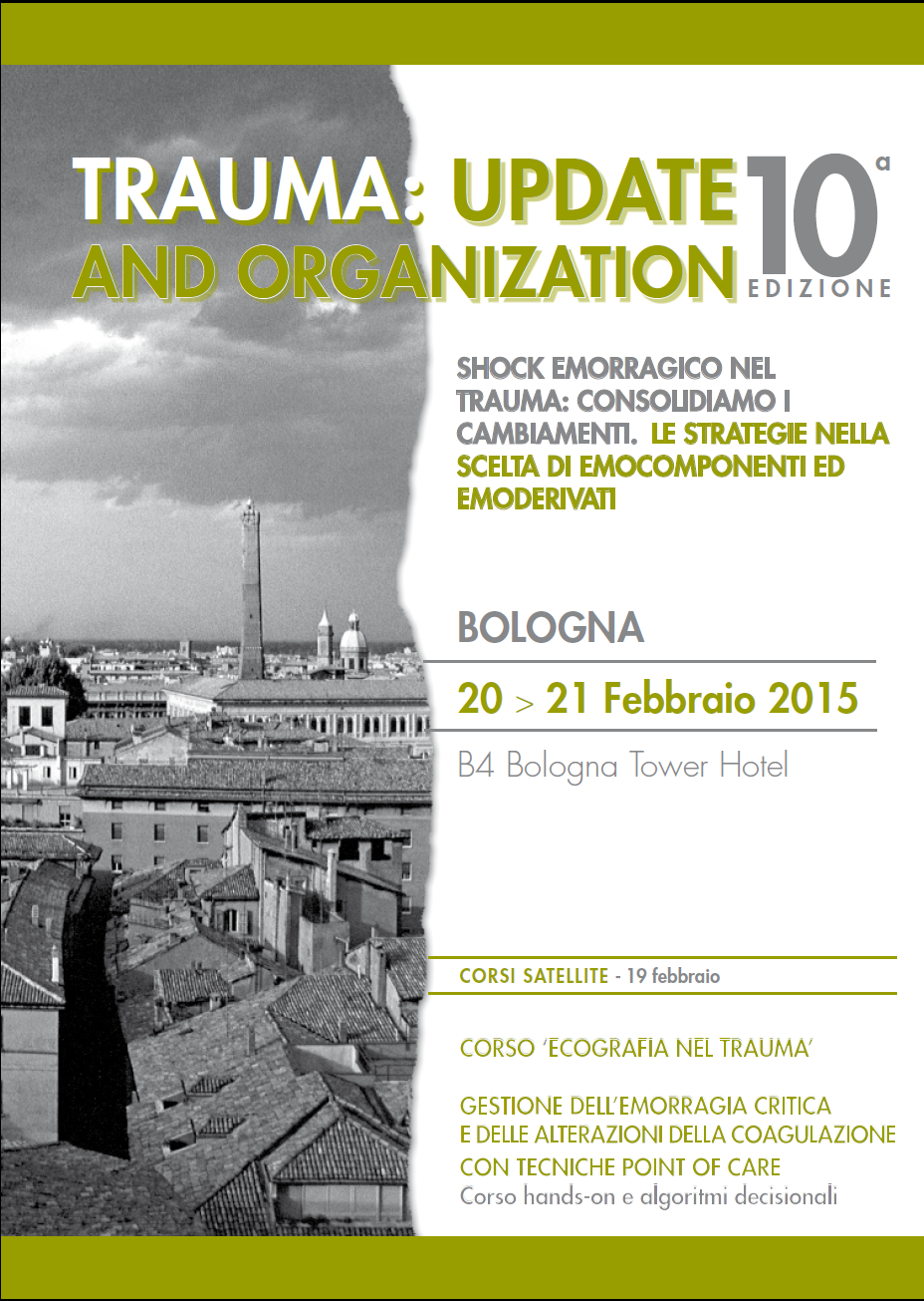 Trauma:update and organization - 10^ Edizione 