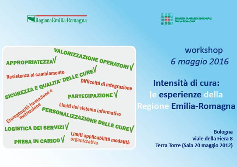 Intensità di cura: le esperienze della Regione Emilia-Romagna