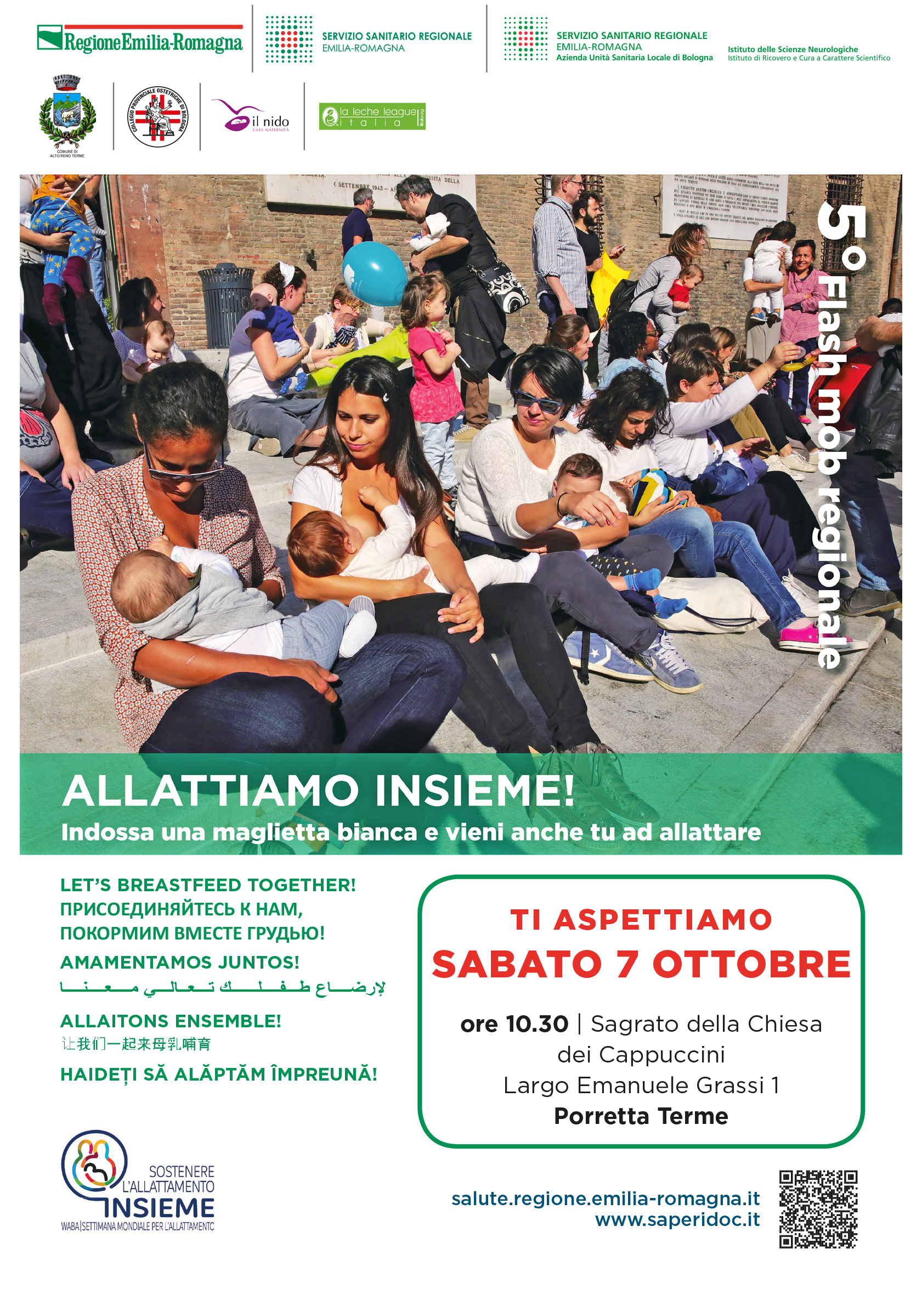  Allattiamo Insieme! - 5° Flash mob regionale - A Porretta Terme