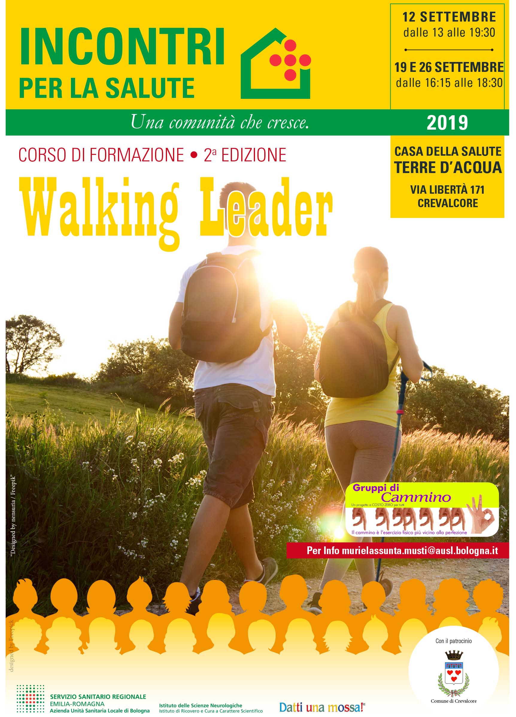 Corso Walking leader  - Crevalcore