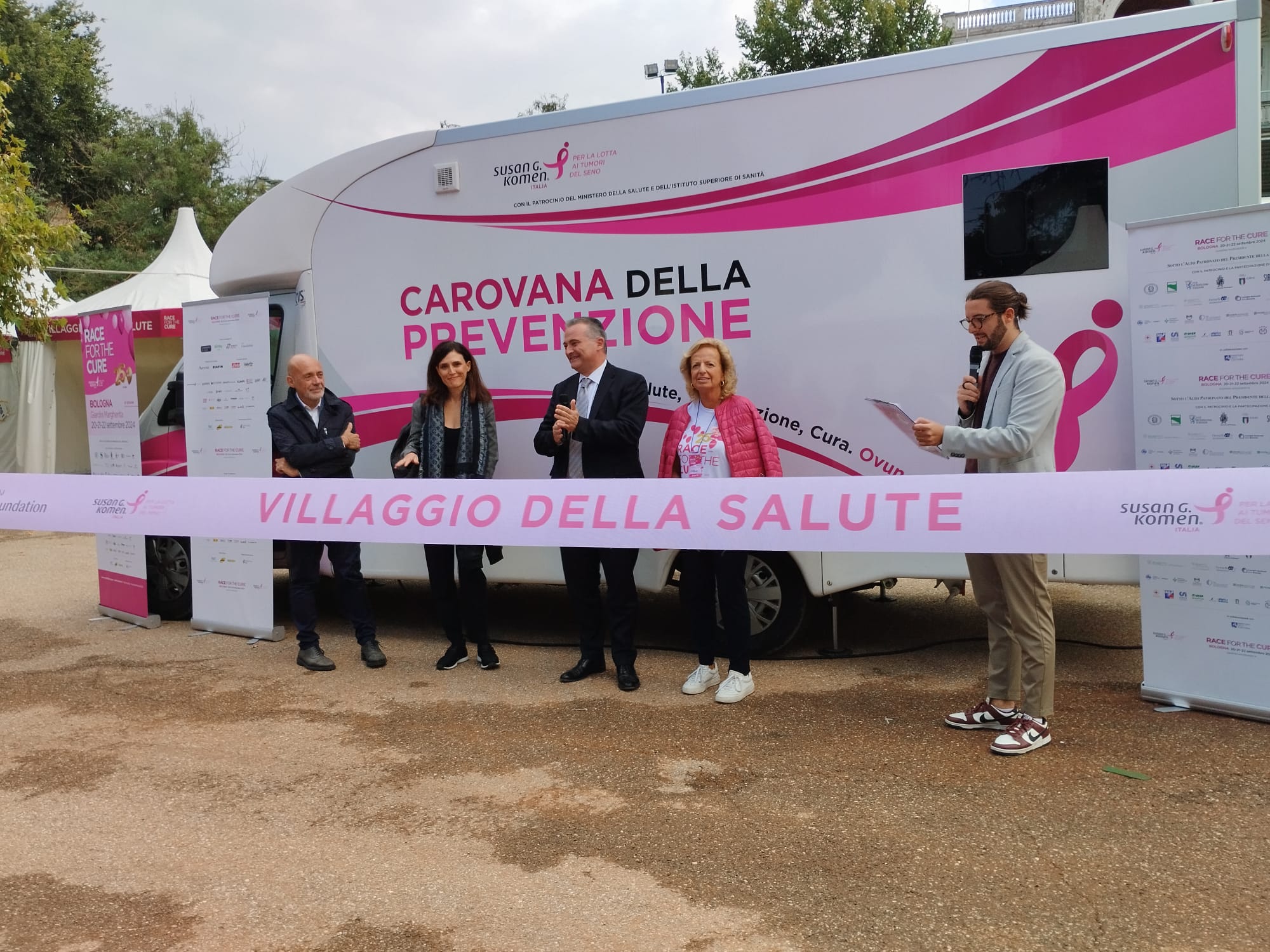 Race for the Cure 2024. Inaugurazione del Villaggio della Salute