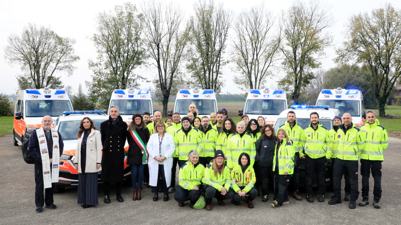 5 nuove ambulanze, intitolate alla memoria di professionisti del 118 scomparsi