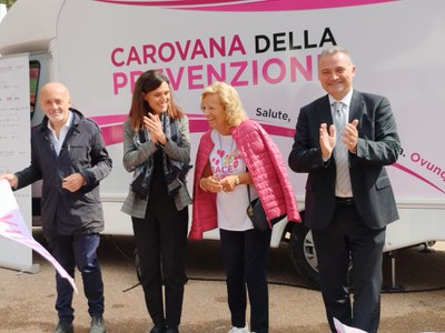 Race for the Cure 2024. Inaugurazione del Villaggio della Salute