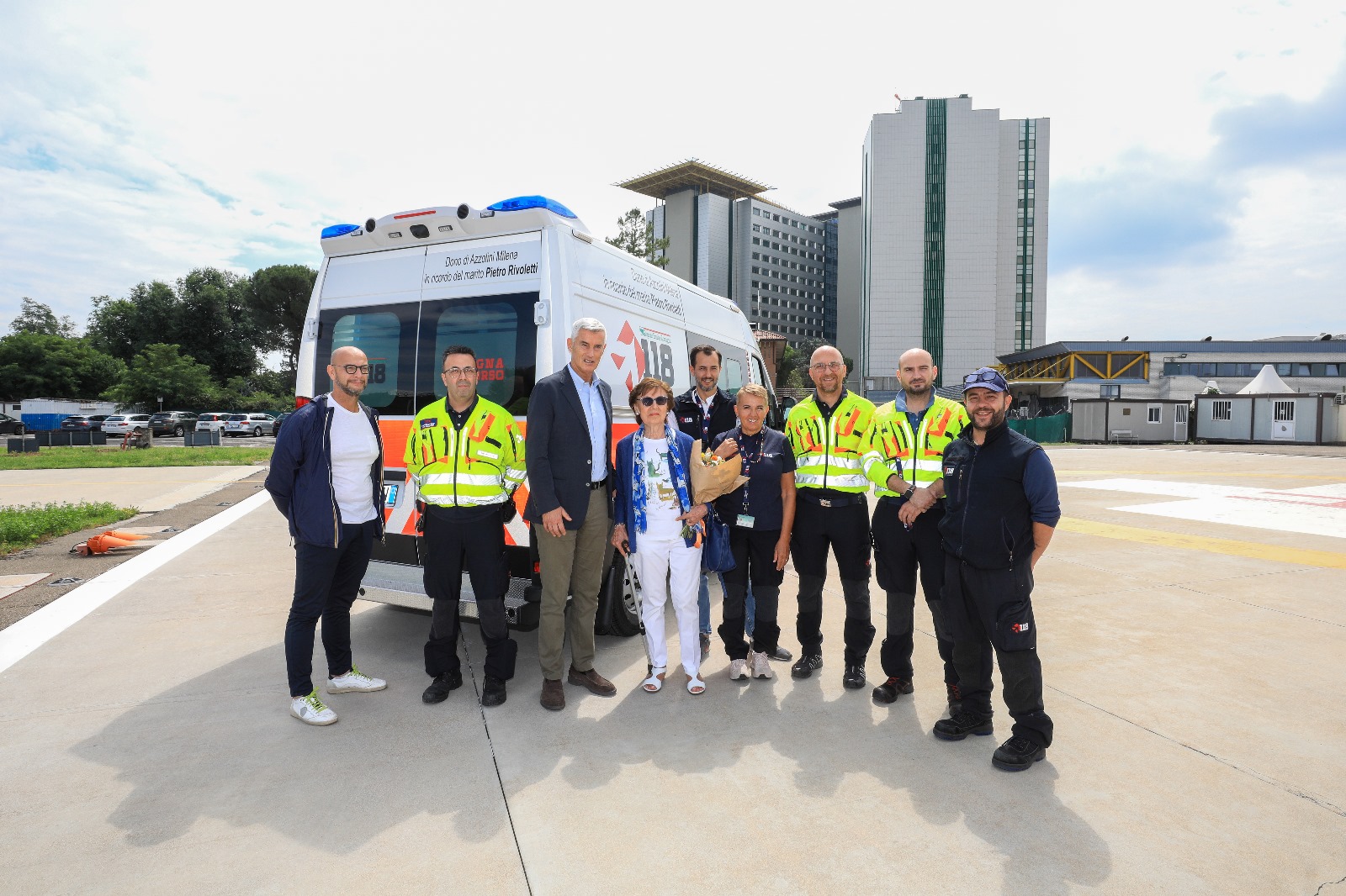 Una nuova ambulanza donata al Dipartimento Emergenza dell’Azienda USL di Bologna